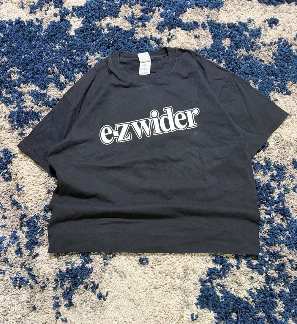 Ez Wider Rolling Papers Black Graphic T-Shirt Size XL